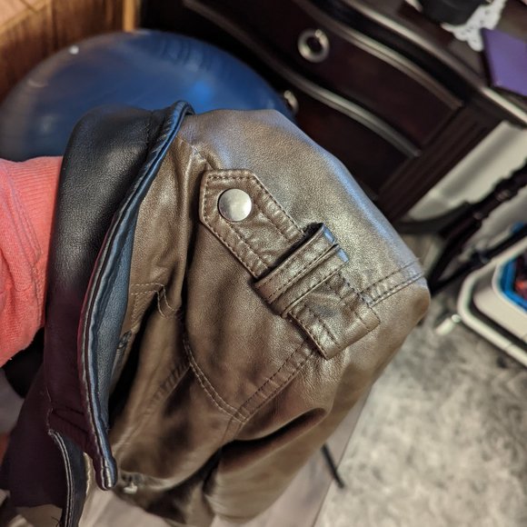 ❌SOLD❌  Nadia Aboulhosn x Addition Elle Vegan Leather Jacket - Picture 5 of 8